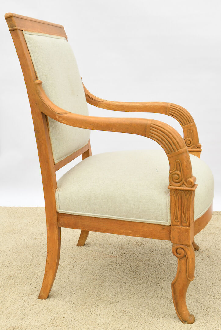Pair of Restoration style armchairs