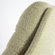 Chauffeuse pivotante scandinave verte