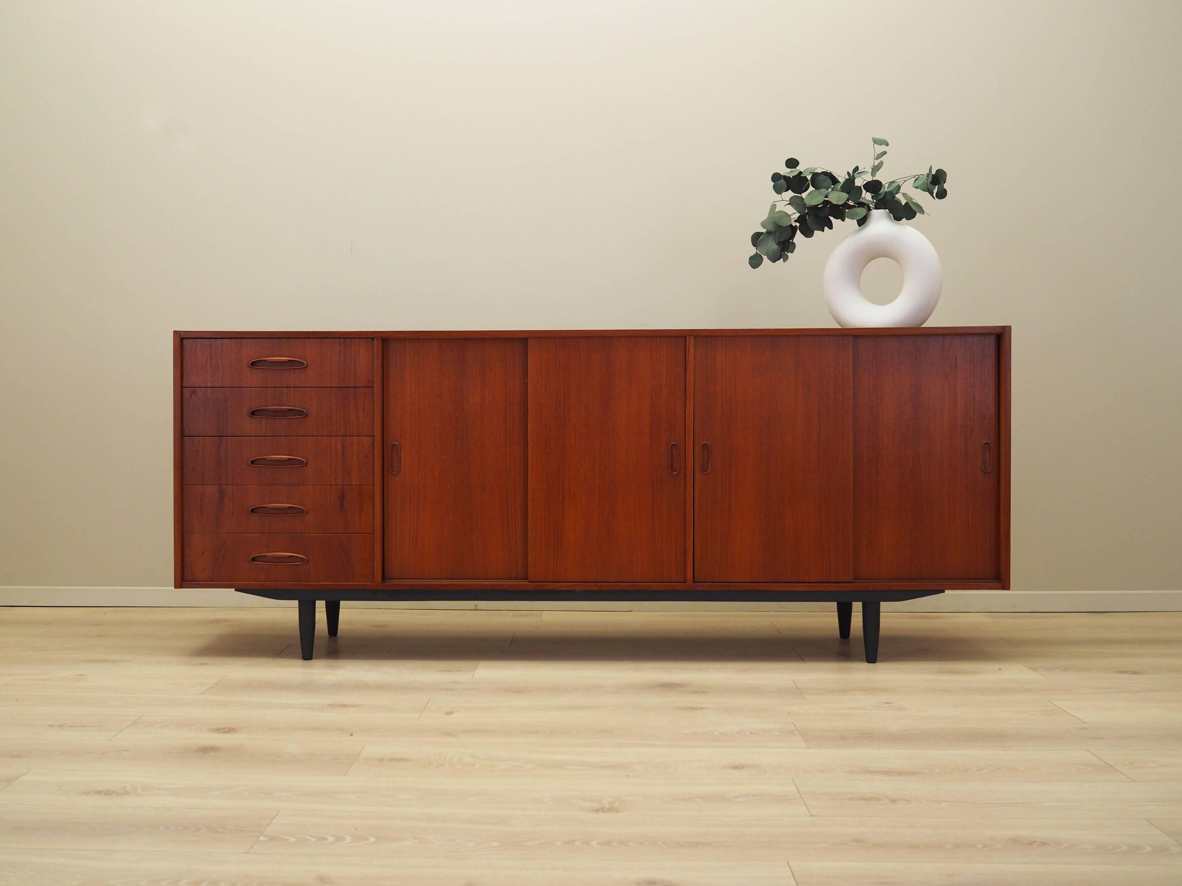 Teak sideboard, Danish design, 1970s, production: Denmark