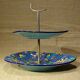 Servant silent emaux Longwy cake mignardises display