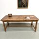 Antique farmhouse table in solid cherry wood