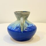 Vase with handles vintage alpho art deco ceramic alphonse mouton vintage