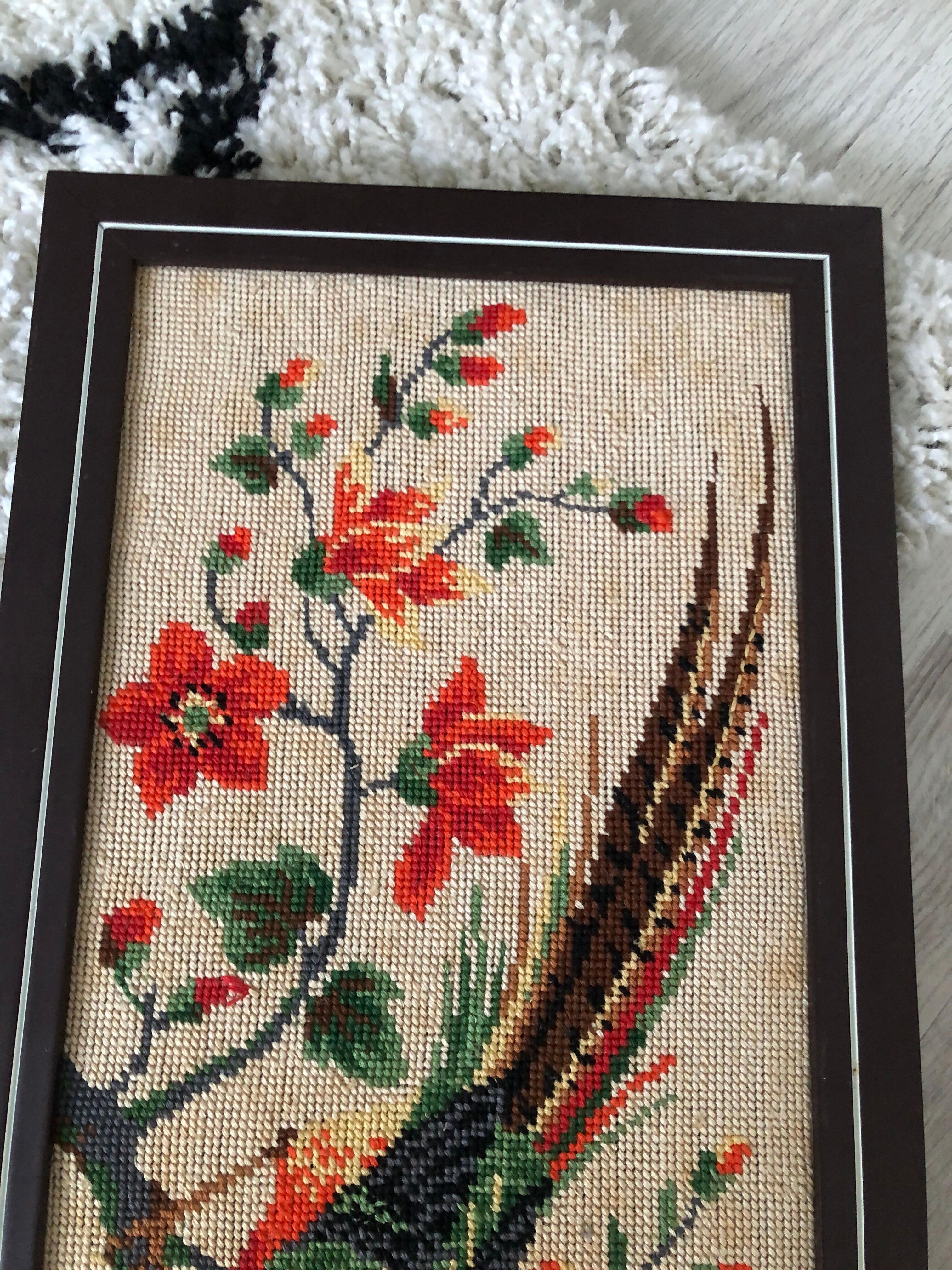 Bird tapestry frame