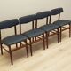 Set of four teak chairs, Danish design, 1960s, production: Denmark