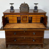 Commode georgian english secretary in mahogany, 1816