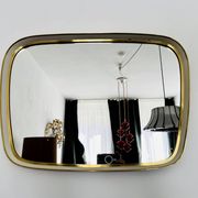 Miroir mural en laiton par Vereinigte Werkstätten München