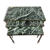 Tables gigognes dessus marbre