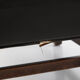 Paires de fauteuils scandinave en cuir noir