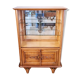 Art Deco walnut glass display case 1930-1940