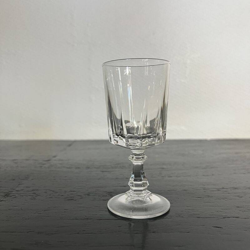 Crystal liqueur glasses