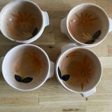 4 vintage Marais pottery bowls