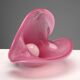 Vintage Murano glass shell from Formia, Italy, 1970s.