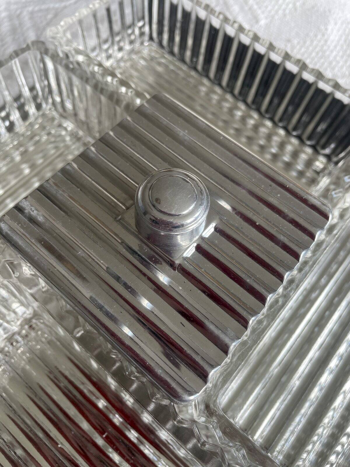 Art Deco mirrored serving tray