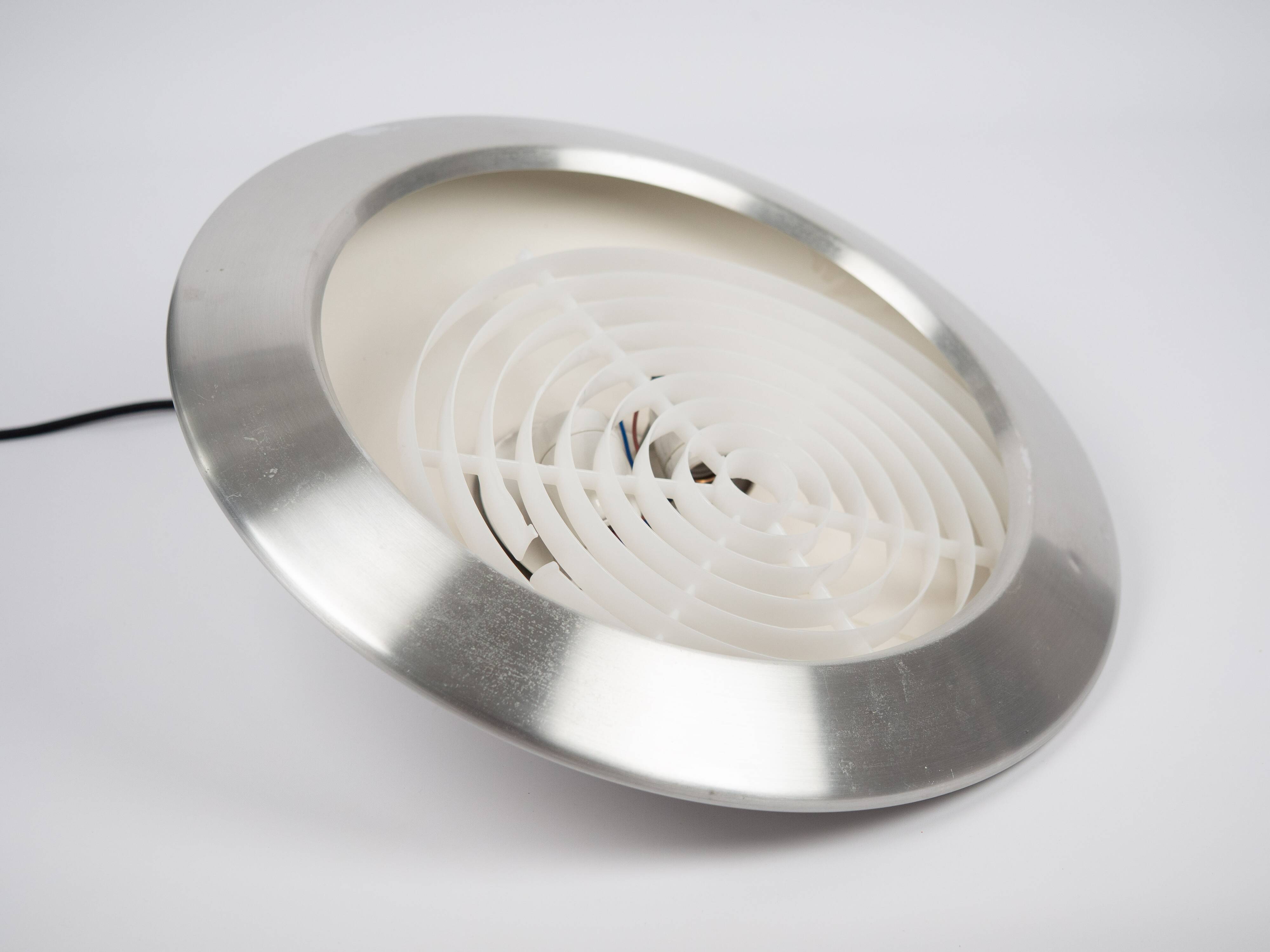 Danish vintage pendant lamp Diskos by Jo Hammerborg, Fog og Morup, 1965