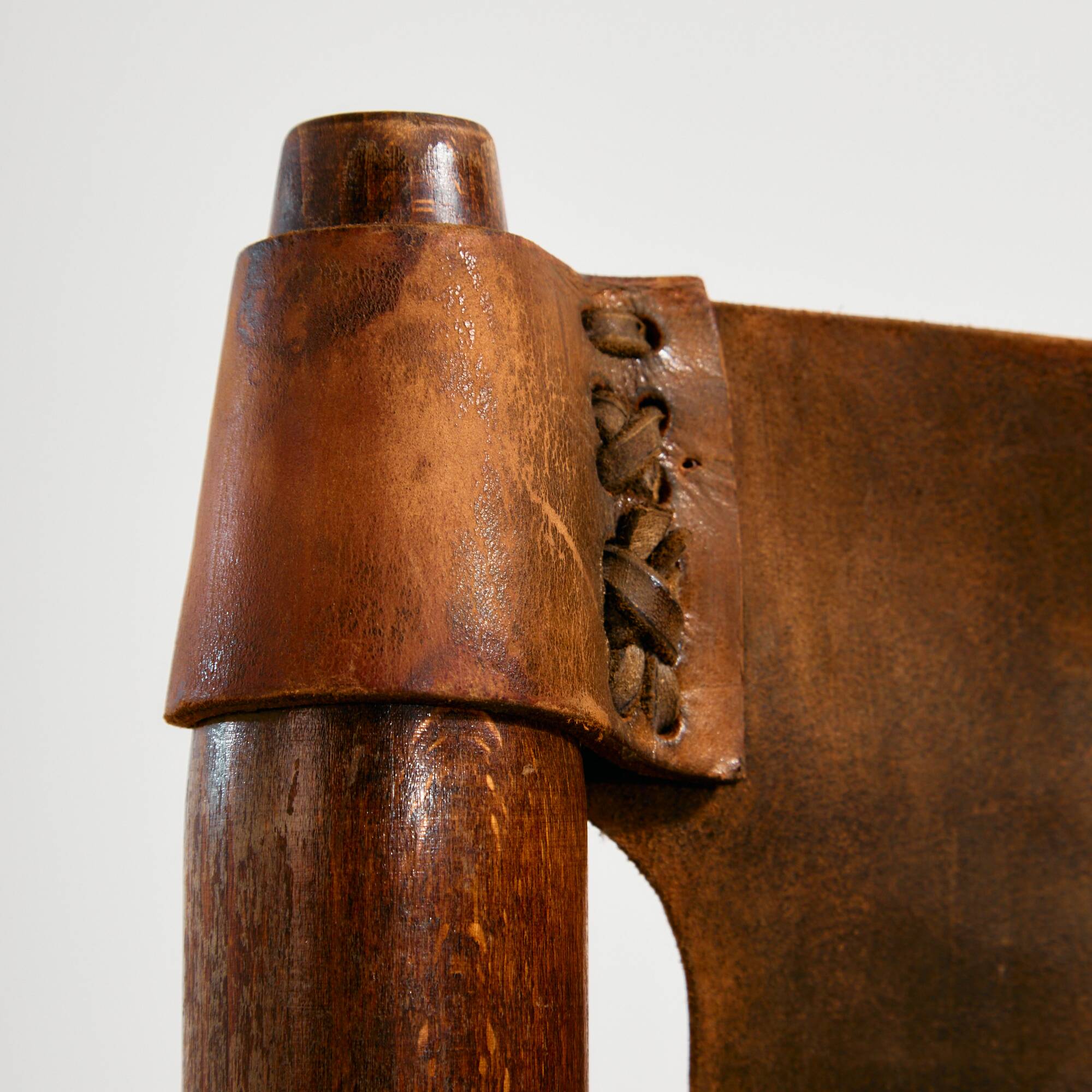 Hungarian calf leather lounge chair