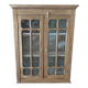 Small Parisian display case in raw wood