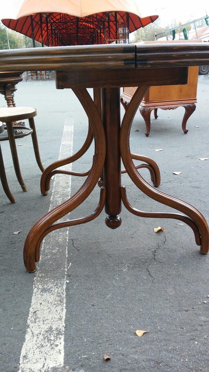 Table à manger ovale avec 6 chaises, Allemagne, années 1970