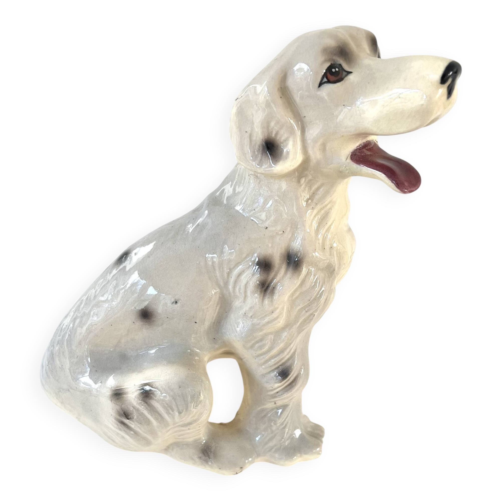 Vintage ceramic dog