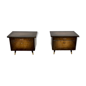 Paire de chevet vintage