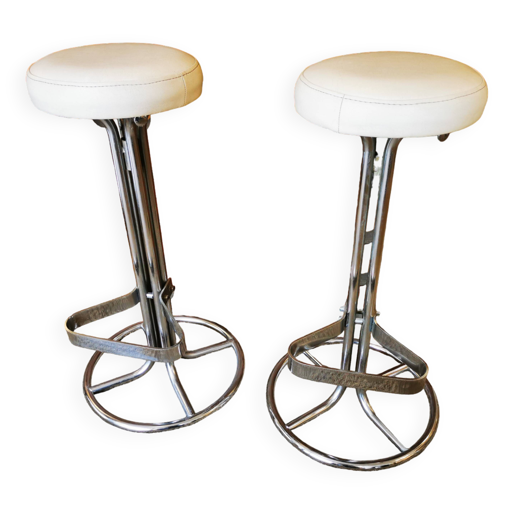 Pair of vintage 70s stools