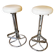 Pair of vintage 70s stools