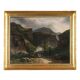 Ancient painting signed G. Canella, historical subject, around 1840.