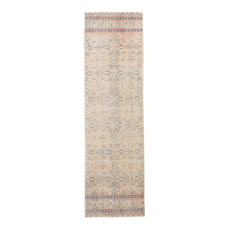 3x9 blue persian runner rug, 80x286cm