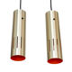 Pair of pendant lights "Trombone" by Jo Hammerborg for Fog & Mørup. Denmark 1960s