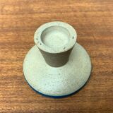 Danish ceramic candlestick from the mid-century by Herman A. Kähler for Hak, 1960s.