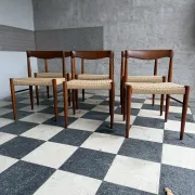 Set of 6 HW Klein chairs for Bramin