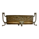 Neoclassical cache-pot in patinated brass, 19th century.