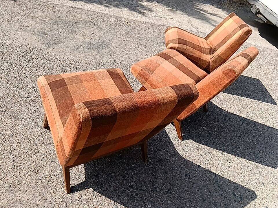3 vintage 1960s armchairs