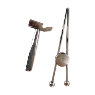 Pince et marteau à glace par Jacques Adnet