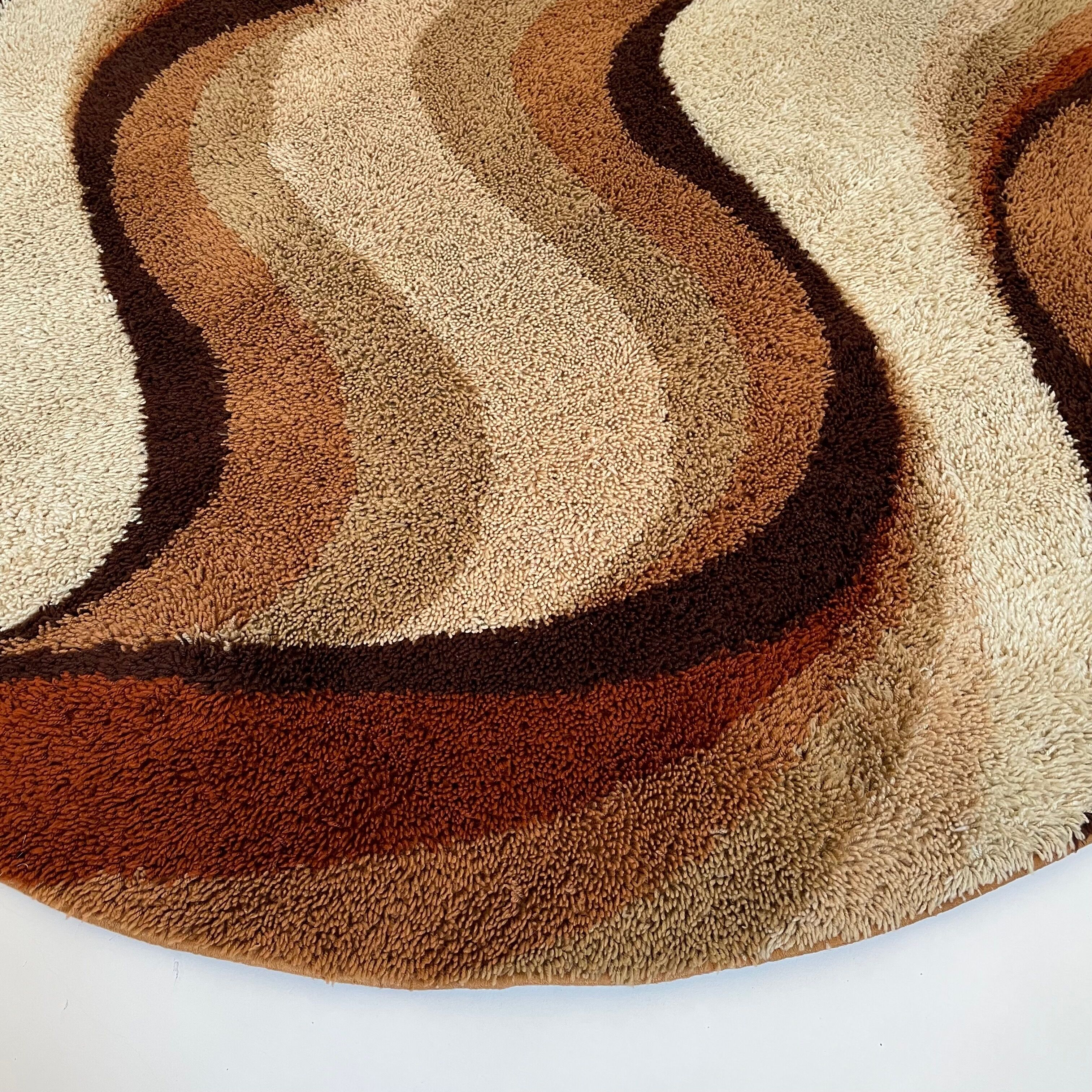 Vintage High Pile Rya rug by Prinstapijt Desso, Netherlands, 1970s