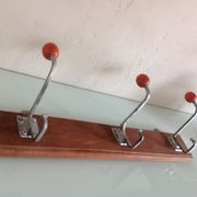 Old patere with 3 heads Orange balls/vintage years 50-60