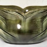 Old art nouveau earthenware planter