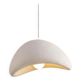 Suspension Organique Blanche E27 – Style Wabi-Sabi / Japandi (Neuve)