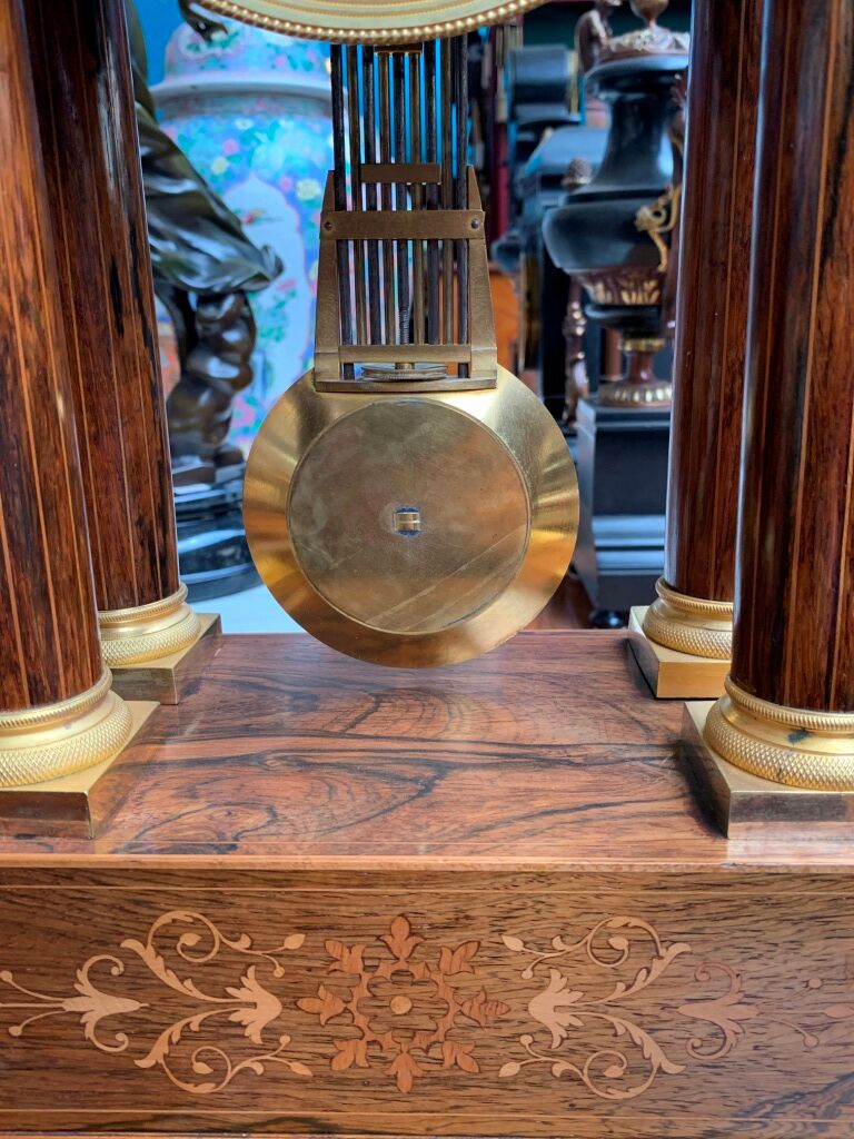 Empire chimney clock