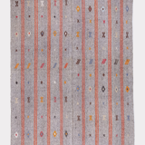 Mid-century handmade tribal pala kelim rug, 1960s