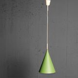 Hanging green lamp