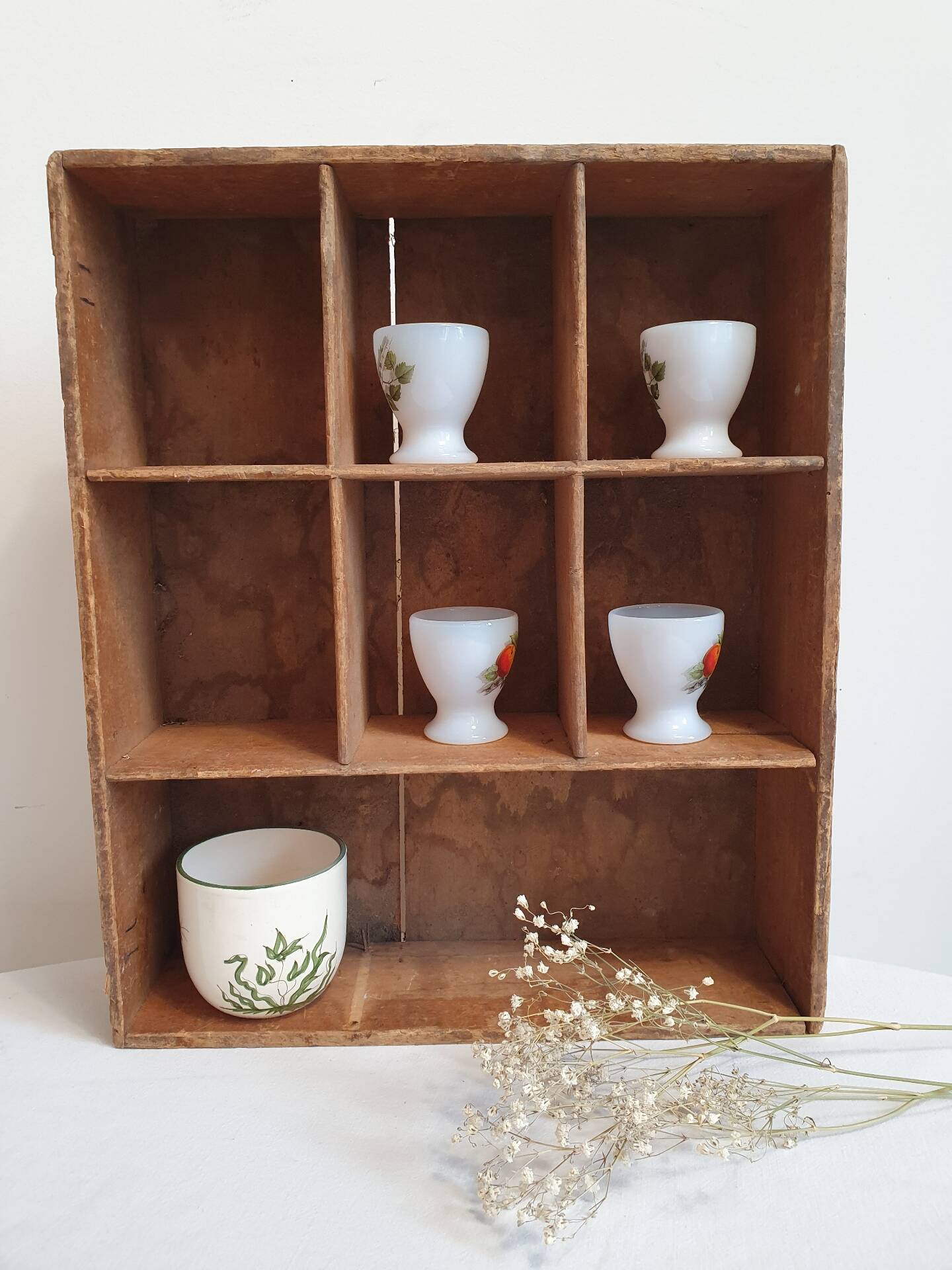 Old wooden locker / handmade display