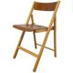 Chaise pliante annees 50