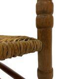 Art Deco chair minimalist oak wicker minimalist design