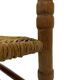 Art Deco chair minimalist oak wicker minimalist design