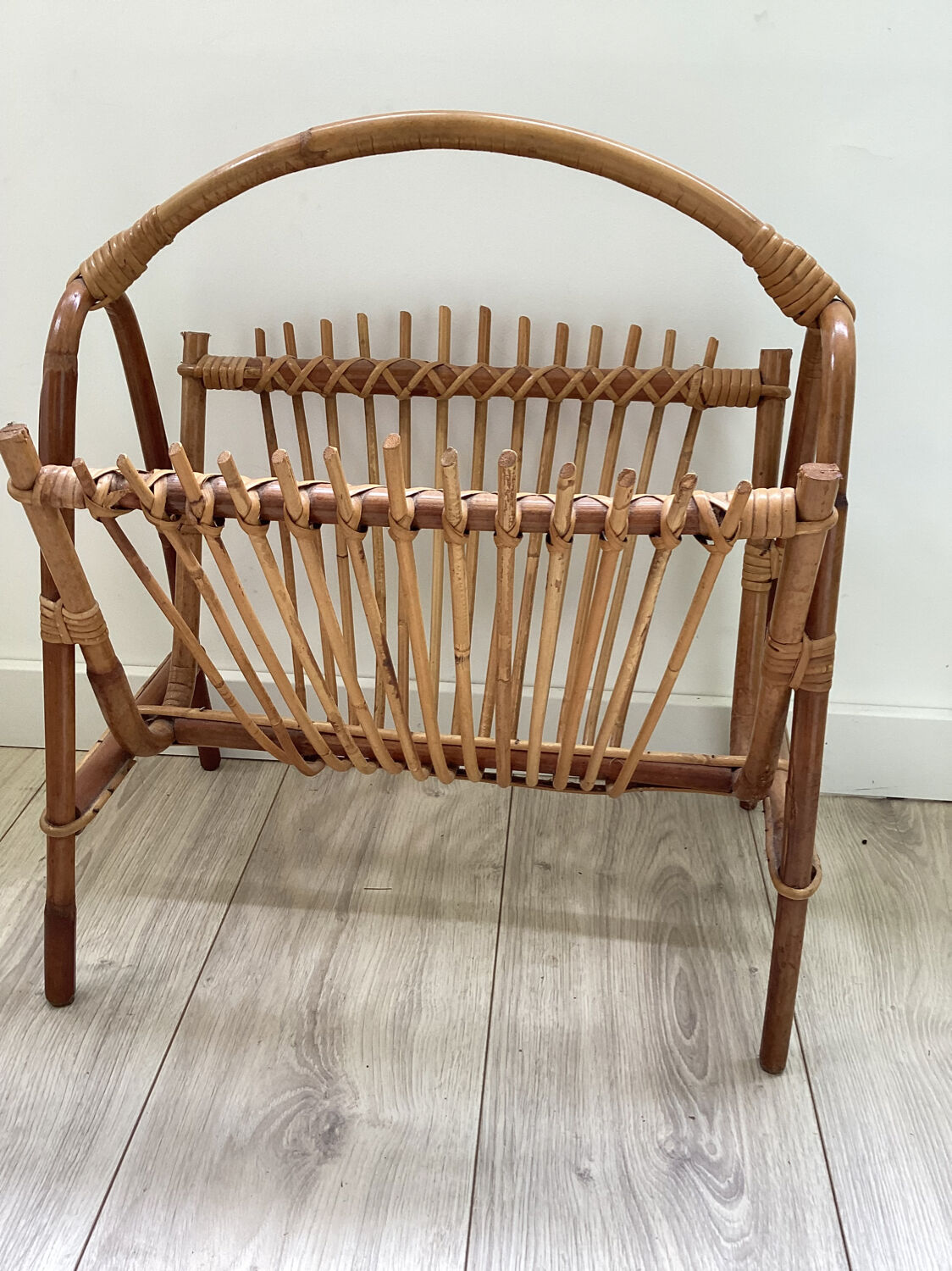 Rattan bamboo magazine holder, 50