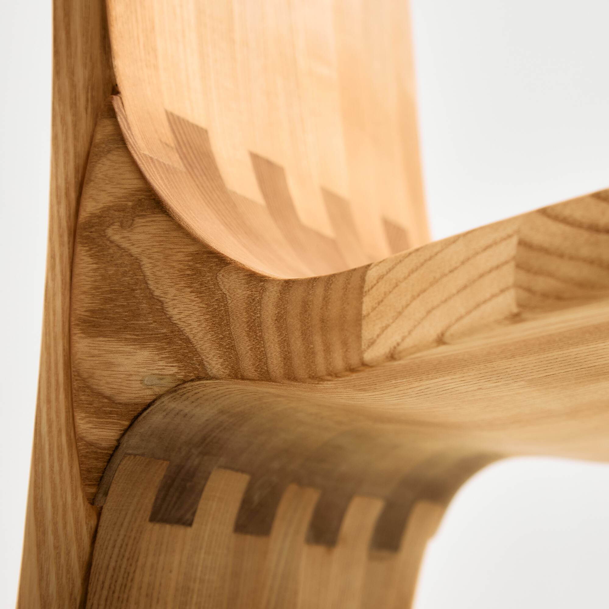 MK10620 Kragenæs solid ash dining chair by Walther Nielsen, Set of 4