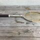 Raquette de tennis ancienne donnay lady ace en bois et cuir