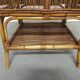 Bamboo and rattan lounge set
