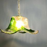 Vintage Murano glass pendant light, for Mazzega, 1960s