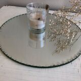 Round bevelled mirror 30cm